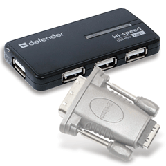 Адаптеры, переходники, разветвители 