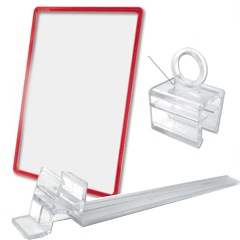 Рамки для информации и ценников, собираемые в системы 