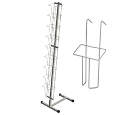 Стойки напольные для каталогов, журналов и рекламы 