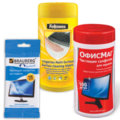 Чистящие салфетки для техники 