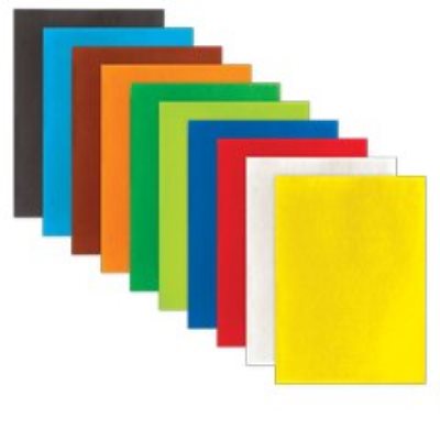 Цветная резина, фетр, пенокартон 