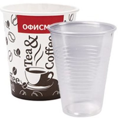 Стаканы и чашки одноразовые 
