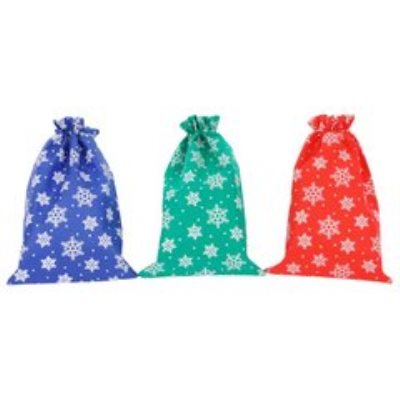 Мешочки подарочные новогодние 