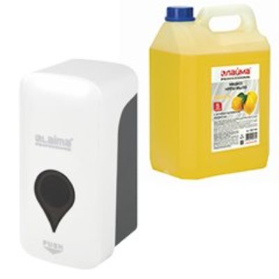 Мыло и диспенсеры, антисептические гели 