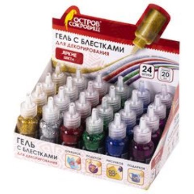 Гель, гель-клей, краска для декорирования 