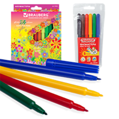 Фломастеры классические 